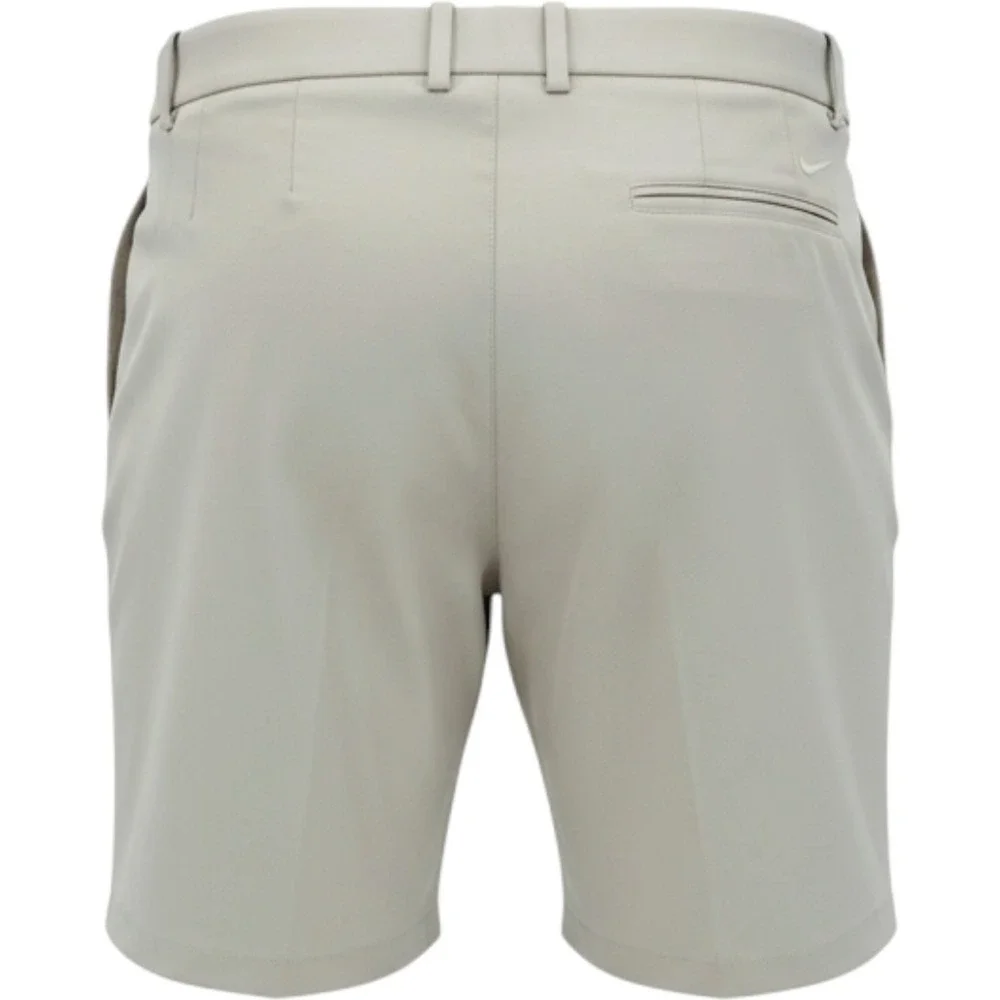 Nike Dri Fit Mens Shorts 34 Tan Khaki Golf Standard Fit Logo Pockets RN56323